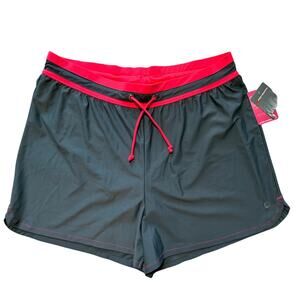Free Country Inter-Changeable Pink & Gray Mix N Match Swim Bottoms